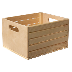 Деревянный ящик для хранения 375×320×220 мм