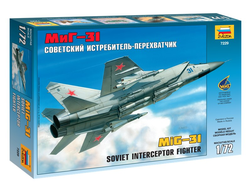 Сборная модель: (Звезда 7229) Советский истребитель-перехватчик МиГ-31