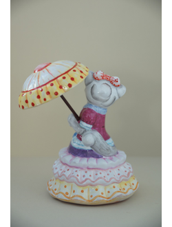 Кошка с зонтиком