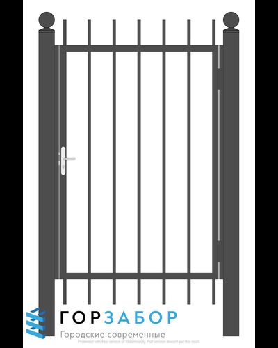 Купить калитка сварная для забора SZ15-04 от завода в Москве