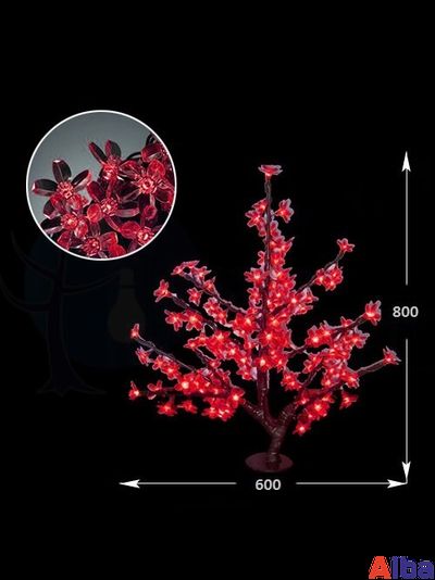 Куст вишневый h80см, 240led 220V