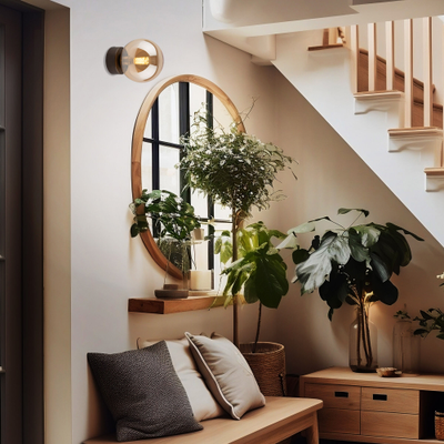 Настенный светильник со стеклянным плафоном TK Lighting 10256 Estera