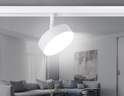 Светильник светодиодный трековый для шинопровода Magnetic GL 3854 WH белый IP20 18W 4200K 48V D115*30