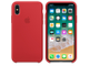 Чехол - накладка силиконовый Apple Silicone Case для iPhone X/Xs красный