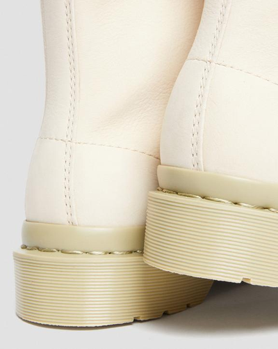 Ботинки Dr Martens 1460 Mono Milled Nubuck Parchment Beige