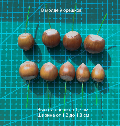 Силиконовый молд "Фундук"