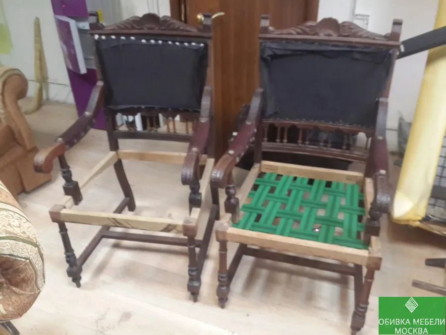 Замена ремней кресла