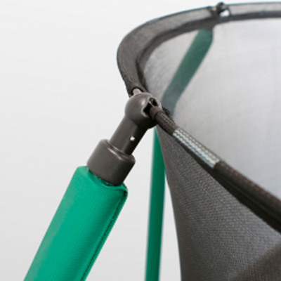 Батут Arland премиум 16FT с внутренней страховочной сеткой и лестницей (Dark green)