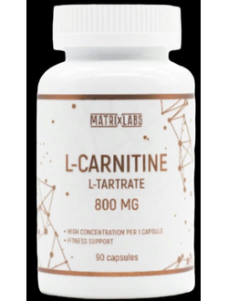 MATRIX LABS L-CARNITINE L-TARTRATE 800 МГ