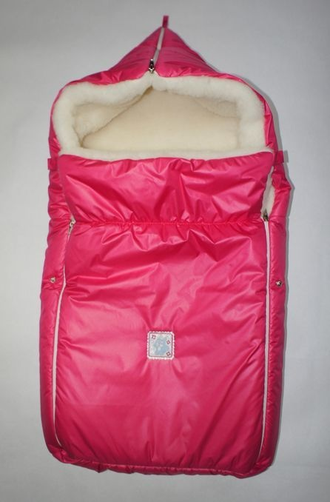 Комплект зимний для новорожденного "Ягода-малина" oт 0 - 6 мес. + комплект одежды малышу в ПОДАРОК