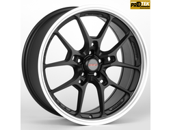 Комплект дисков R18 8,0J ET+35 5*100 RAYS iV-026-CT492 Черный матовый с полированным ободом (81900)