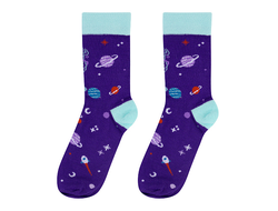 Носочки детские Космос (разм.20-22, 7-9 лет)