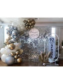 ФОТОЗОНА ИЗ ШАРОВ "ВЫПУСКНОЙ В ГИМНАЗИИ"