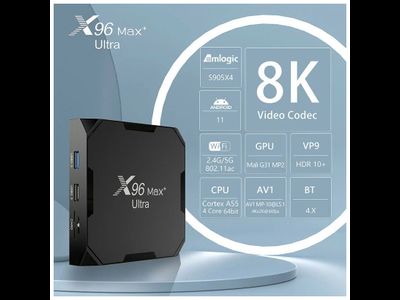 Медиаплеер X96 MAX+ ULTRA S905X4 4/32GB Android TV BOX