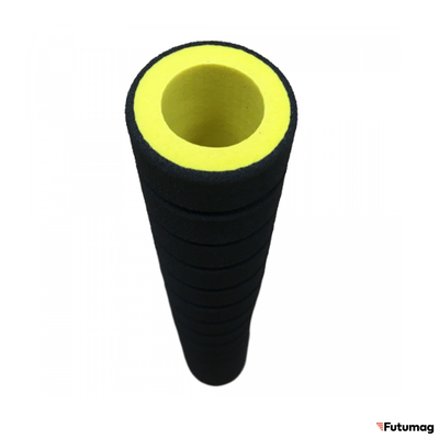 Ручка для турника (грипса) черно-желтая, 1шт