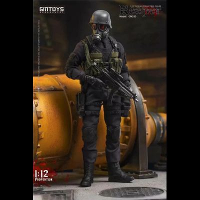 Ханк, лидер USS Alpha Team (Resident Evil, Обитель Зла) - Коллекционная фигурка 1/12 Reaper (GM520) - Gmtoys