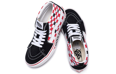 Vans checkerboard sk8 mid deals