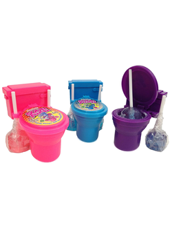 Кидсмания Sour Flush Унитазик Маленький Леденец 15 гр (24 шт)