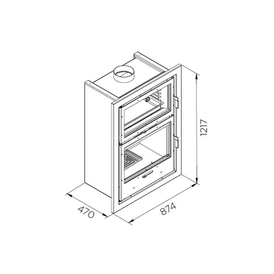 Печь LL CALOR LL-1180-3 с духовкой / LL-1180-2 с духовкой угловая