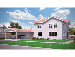 Дом из несъемной опалубки - Проект №15 | Woodbark.ru