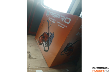 ASPRO-4100 - Мембранный окрасочный аппарат доставляется Клиенту транспортной компанией