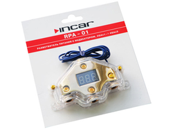 РАЗВЕТВИТЕЛЬ ПИТАНИЯ C ИНДИКАТОРОМ 2GAX1 -> 4GAX3 Incar RPA-01