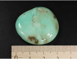 Хризопраз, полировка плоская, Австралия (32*30*7 мм, 13 г) №35682
