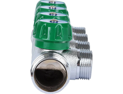 Коллектор регулирующий STOUT 1", 4 отвода 3/4" ЕК (Арт. SMB-6850-013404)