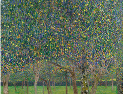 Купить греющую картину с фото репродукции Густава Климта Грушевые деревья