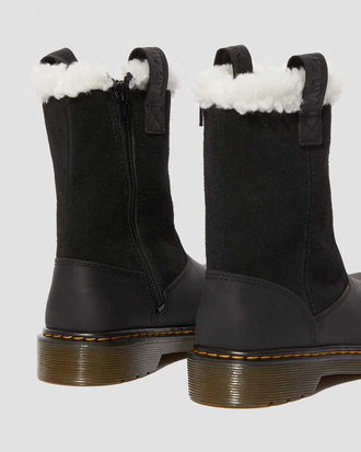 Зимние ботинки Dr. Martens 2976 FAUX FUR REPUBLIC WP+HI SUEDE WP BLACK