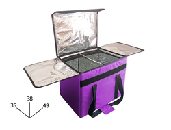 Термосумка для обедов на липучке 65 литров