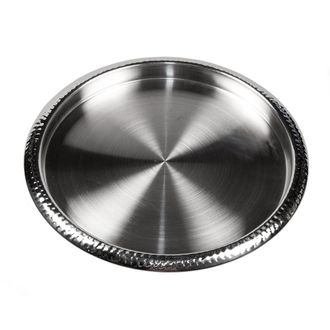 Блюдо круглое d 32 см (поднос) , нержавеющая сталь