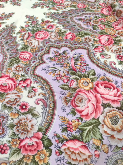 Павловопосадский платок Винные ягоды 2025-0