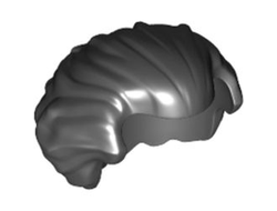 Minifigure, Hair Swept Back with Widow's Peak, Chin Length and Bushy in Back, Black (21269 / 6348023)