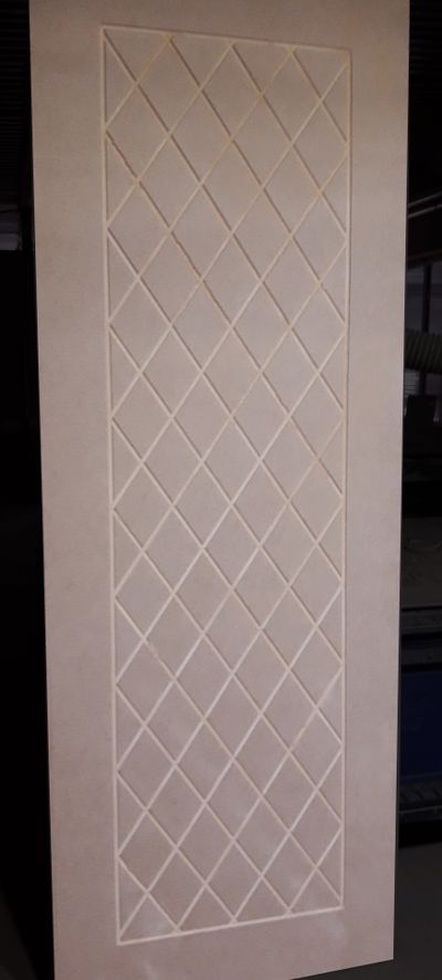 Дверная накладка 16мм &quot;Перекрёстные линии. Диагональ&quot; под эмаль по ral