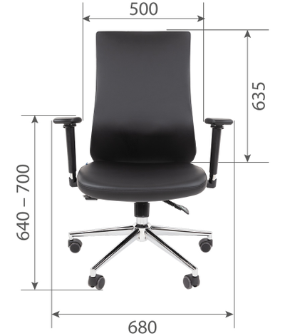 Кресло CH- 500 LUX БП ЭКО