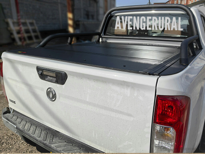 Жёсткая 4-секционная крышка HAL Standart на рестайлинговый пикап Donfeng DF6 с дугой на 3х опорах!