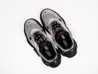 Balenciaga Triple S Sneaker Black Grey Silver
