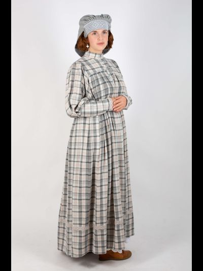 Платье "Поморское" в клетку