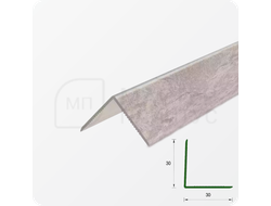УГОЛ ДЕКОРАТИВНЫЙ 10Х10 УП 01-27.2700.501Л СЕРЕБРО (матовый)