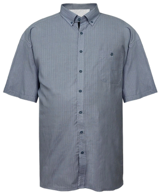 Классическая рубашка для мужчин большого размера арт. 153717-287 (цвет серо-голубой)  Размеры 76-80