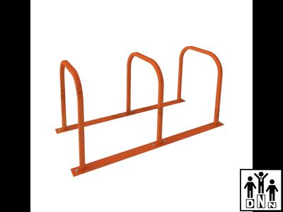 Велопарковка Евростиль на 3 веломеста цельносварная