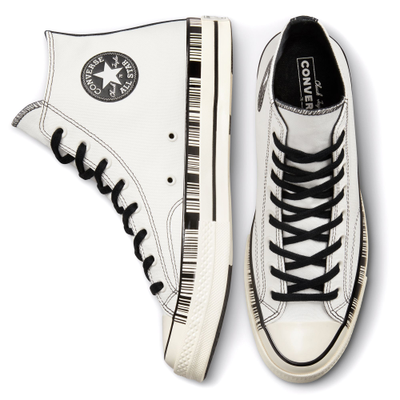Фирменные Кеды Converse Chuck 70 Barcode Высокие с рисунком "Баркод"