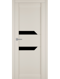 Межкомнатная дверь Carda Престиж 2 магнолия стекло слева в наличии