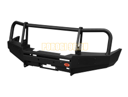 Передний силовой бампер серии Трофи на Nissan Navara III (D40) 2005-2010 (02.012.01)