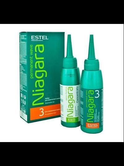 Estel Professional NIAGARA Набор для химической завивки для окрашенных волос, 100 мл + 100 мл