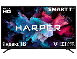 Телевизор Harper 40F751TS, 40"  Full HD  Яндекс ТВ  Черный