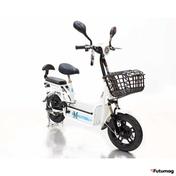 Электромопед GreenCamel Тайфун 350 (48V 12Ah 350W) быстросъём Белый