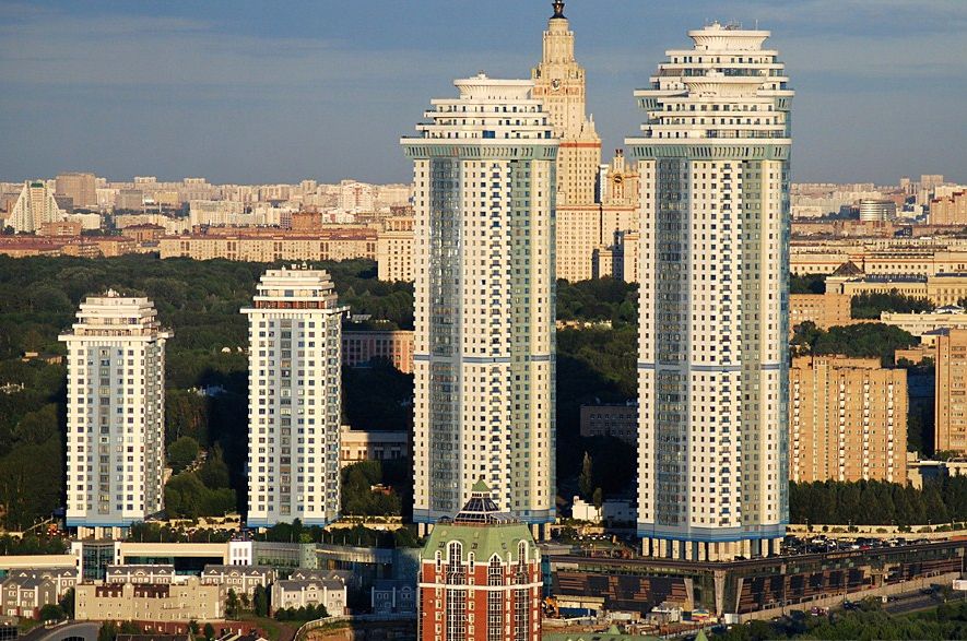 Высотки жилые москвы