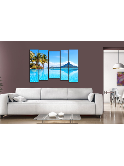 Модульная картина "Лазурный край"